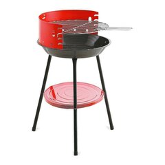 Barbeque-grill Algon ümmargune punane (36 x 36 x 55 cm) hind ja info | Grillid | kaup24.ee