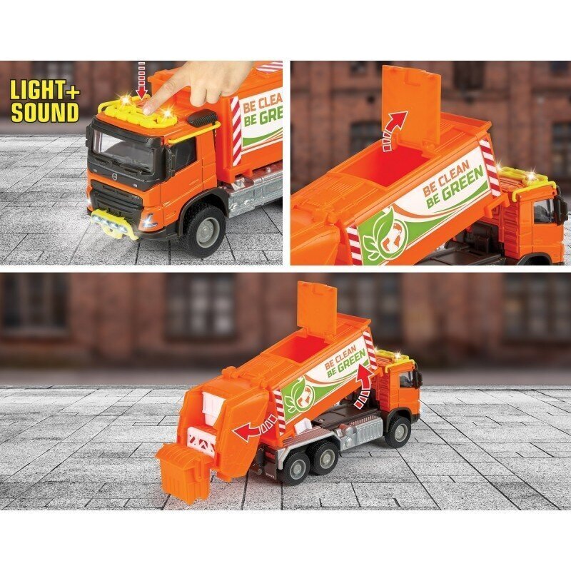 MAJORETTE Grand Volvo prügiauto 19cm hind ja info | Poiste mänguasjad | kaup24.ee