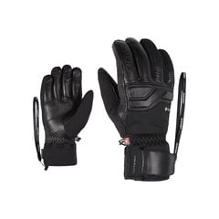 Кожаные мужские горнолыжные перчатки ZIENER GORE-TEX GIN GTX PR GLOVE SKI ALPINE 801077-12-9.5 цена и информация | Мужские шарфы, шапки, перчатки | kaup24.ee