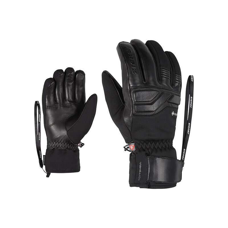 ZIENER nahast meeste GORE-TEX mäesuusakindad GIN GTX PR GLOVE SKI ALPINE 801077-12-9.5 цена и информация | Meeste sallid, mütsid ja kindad | kaup24.ee