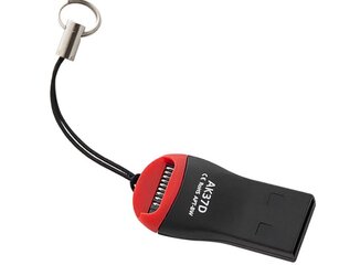 Устройство чтения карт памяти Micro SD USB 2.0. цена и информация | Адаптер Aten Video Splitter 2 port 450MHz | kaup24.ee