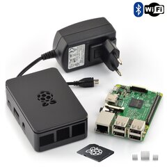 Raspberry Pi 3 komplekt + 32GB microSD kaart NOOBS tarkvaraga цена и информация | Электроника с открытым кодом | kaup24.ee