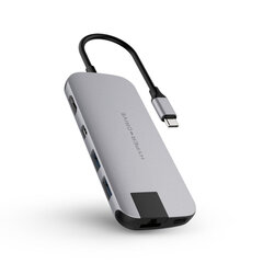 USB-концентратор Hyper HD247B, RJ45/USB 3.2 цена и информация | Адаптеры и USB-hub | kaup24.ee