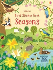 First Sticker Book Seasons hind ja info | Väikelaste raamatud | kaup24.ee