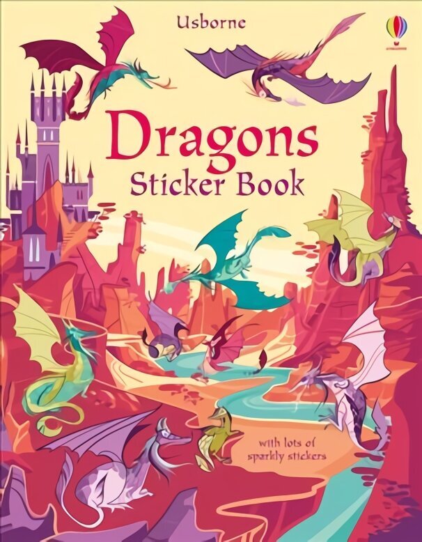 Dragons Sticker Book hind ja info | Väikelaste raamatud | kaup24.ee