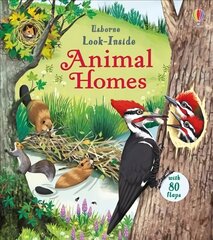Look Inside Animal Homes hind ja info | Väikelaste raamatud | kaup24.ee