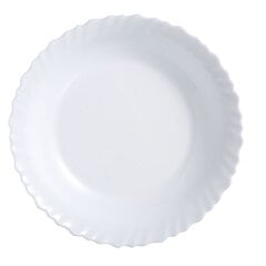 Taldrik Luminarc Feston valge klaas (Ø 25 cm) hind ja info | Lauanõud ja kööginõud | kaup24.ee