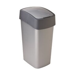 Prügikast Curver Flip Bin 50 L, hall/antratsiit hind ja info | Prügikastid | kaup24.ee