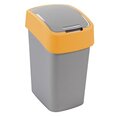 Prügikast Curver Flip Bin, 50 L, hall/kollane