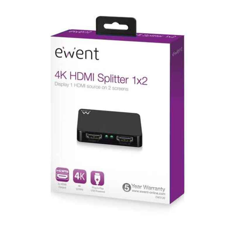 Hdmi lüliti Ewent Ew3720 4K hind ja info | Lülitid (Switch) | kaup24.ee