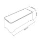 Juhtmekast Curver E-Box, 36x14x12 cm hind ja info | Hoiukastid ja -korvid | kaup24.ee