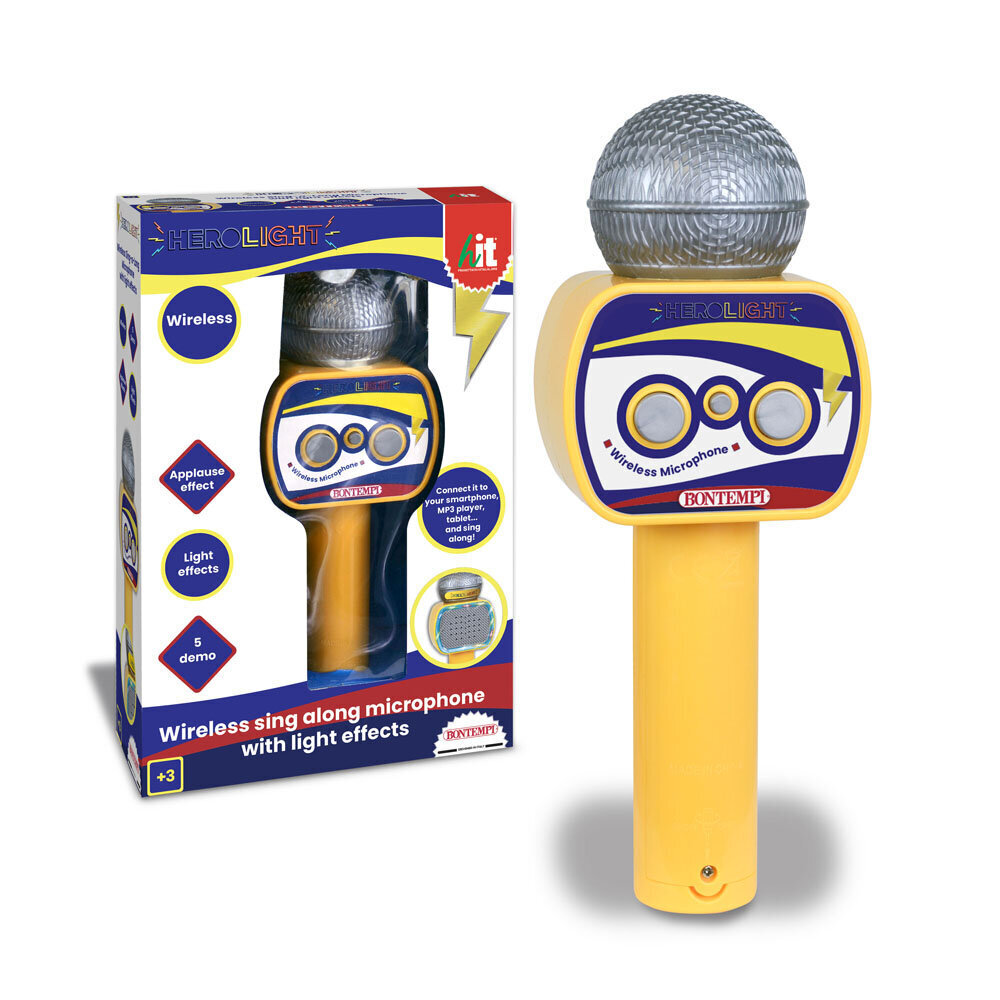 Traadita mikrofon valgusefektidega Bontempi hind ja info | Arendavad mänguasjad | kaup24.ee