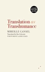 Translation as Transhumance Revised edition цена и информация | Биографии, автобиогафии, мемуары | kaup24.ee