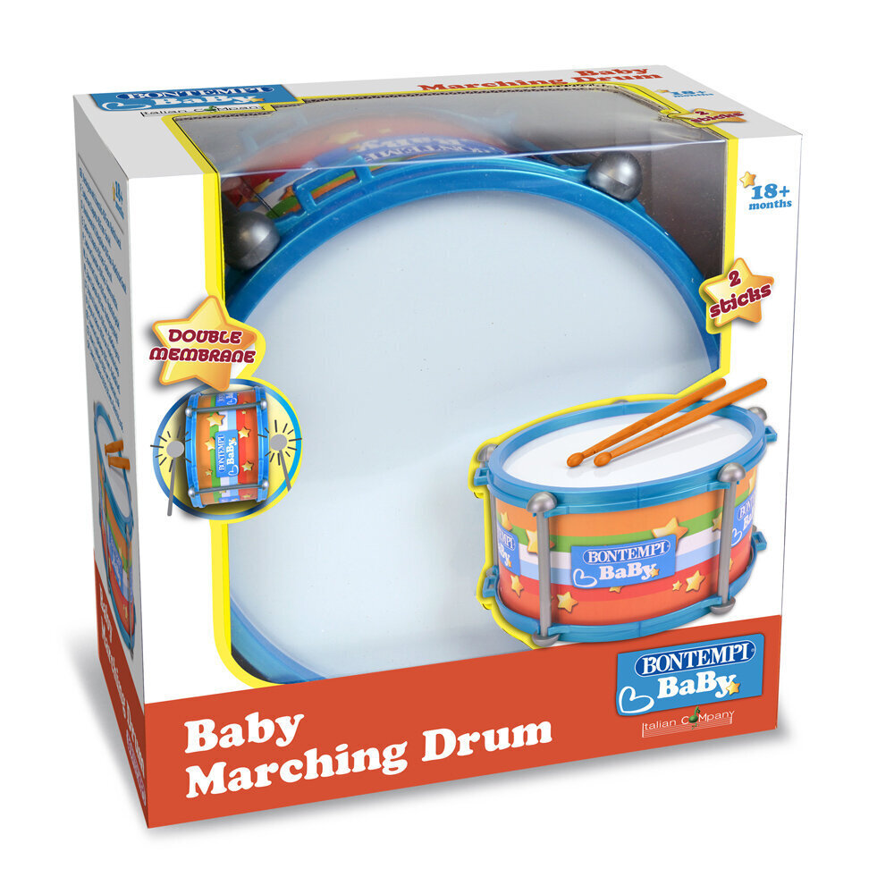 Laste mänguasi Matkatrumm Bontempi Baby, 502525 цена и информация | Arendavad mänguasjad | kaup24.ee