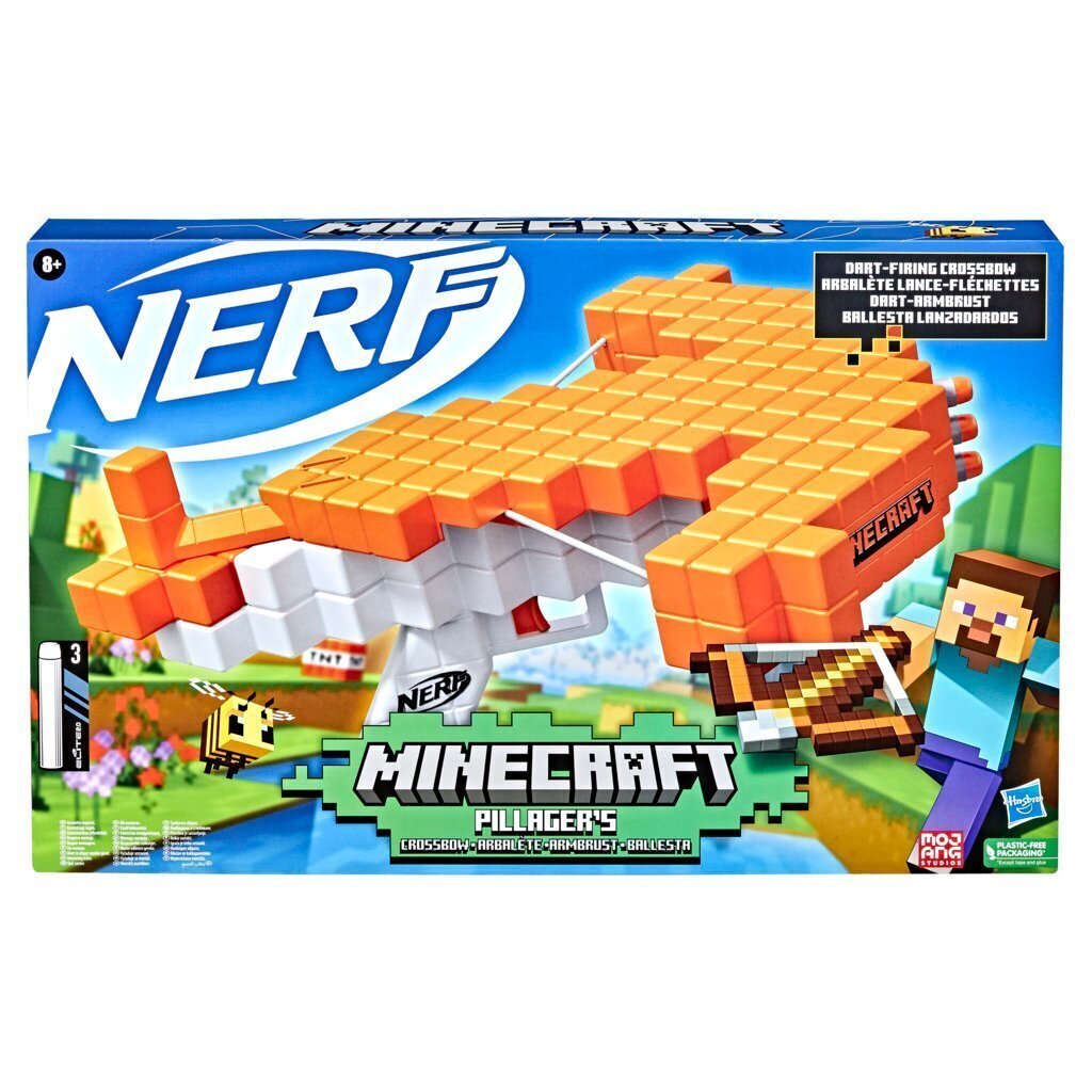 Игрушечный пистолет Nerf Minecraft Pillagers Crossbow цена | kaup24.ee