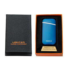 ThunderBolt elektriline plasmaga USB tulemasin Blue Satin цена и информация | Зажигалки и аксессуары | kaup24.ee