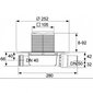 Horisontaalne trapi komplekt TECEdrainpoint S 112 цена и информация | Duširennid | kaup24.ee