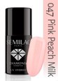 Geel küünelakk Semilac UV Hybrid 7 ml, 047 Pink Peach Milk