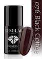 Geel küünelakk Semilac UV Hybrid 7 ml, 076 Black Coffee