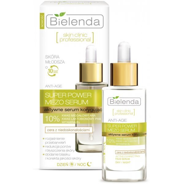 Taastav näoseerum mandlihappega Bielenda Skin Clinic Professional 30 g цена и информация | Näoõlid, seerumid | kaup24.ee