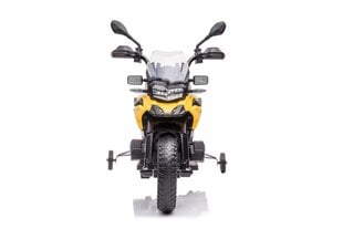 Детский электрический мотоцикл BMW F850, желтый цена и информация | Электромобили для детей | kaup24.ee