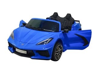 Laste kahekohaline elektriauto - Corvette Stingray, sinine hind ja info | Laste elektriautod | kaup24.ee