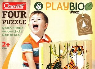 Puidust klotside komplekt Playbio цена и информация | Игрушки для мальчиков | kaup24.ee