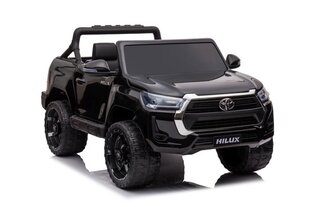 Laste ühekohaline elektriauto - Toyota Hilux DK, must hind ja info | Laste elektriautod | kaup24.ee