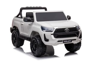 Детский одноместный электромобиль Toyota Hilux DK, белый цена и информация | Электромобили для детей | kaup24.ee