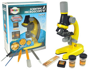 Игрушечный набор микроскопов, желтый цена и информация | Развивающие игрушки и игры | kaup24.ee