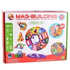 Magnetvormid, 59 tükki цена и информация | Конструкторы и кубики | kaup24.ee