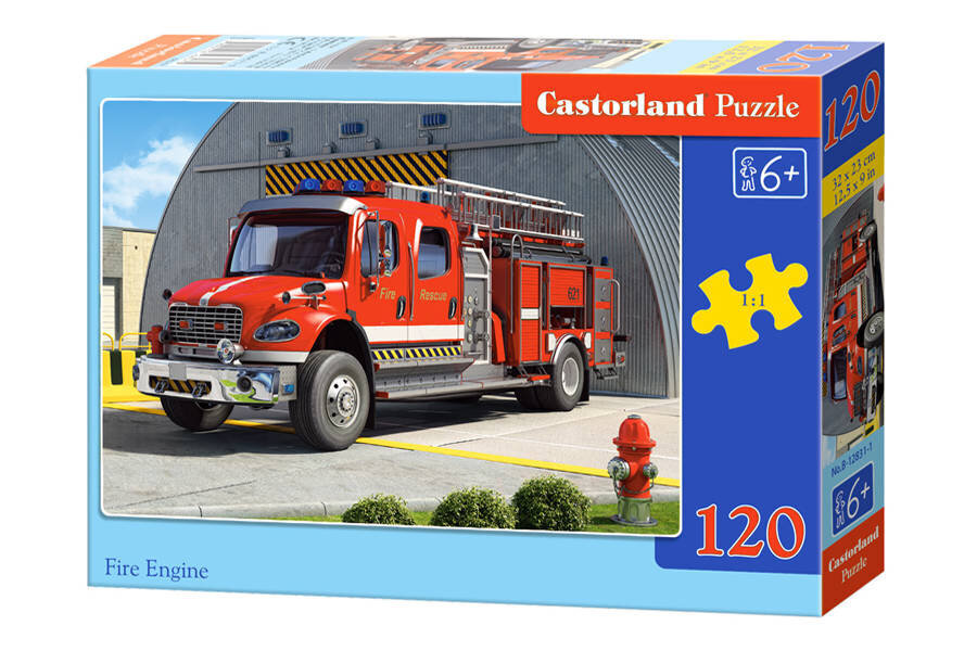 Castorland Fire Engine Puzzle, 120 tükki цена и информация | Pusled | kaup24.ee