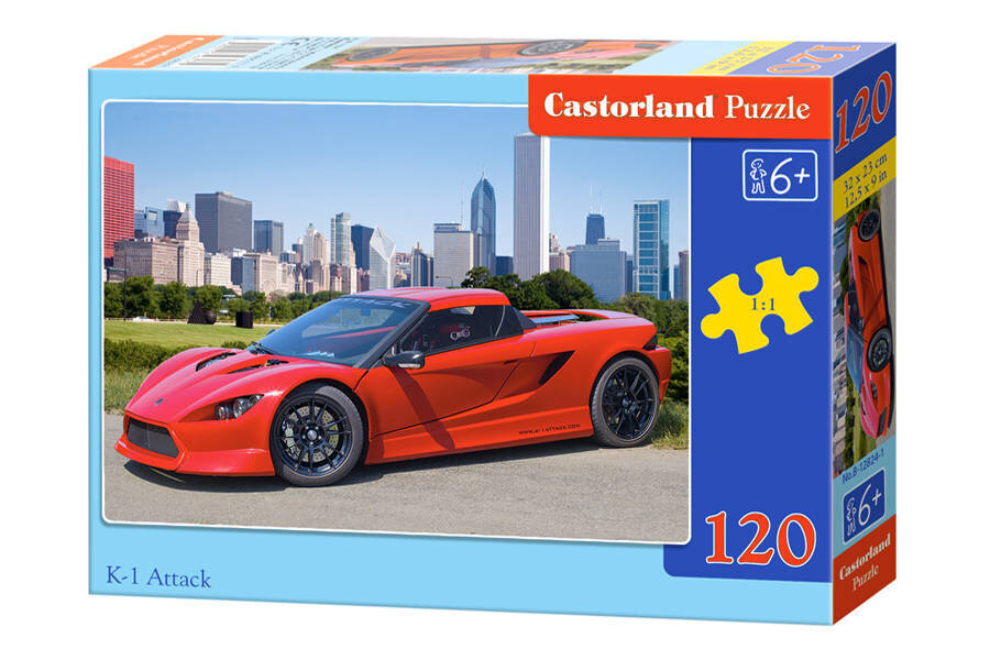 Castorland K-1 Attack Puzzle, 120 tükki hind ja info | Pusled | kaup24.ee