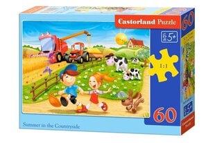 Castorland Summer in the Countryside Puzzle, 60 tükki цена и информация | Пазлы | kaup24.ee