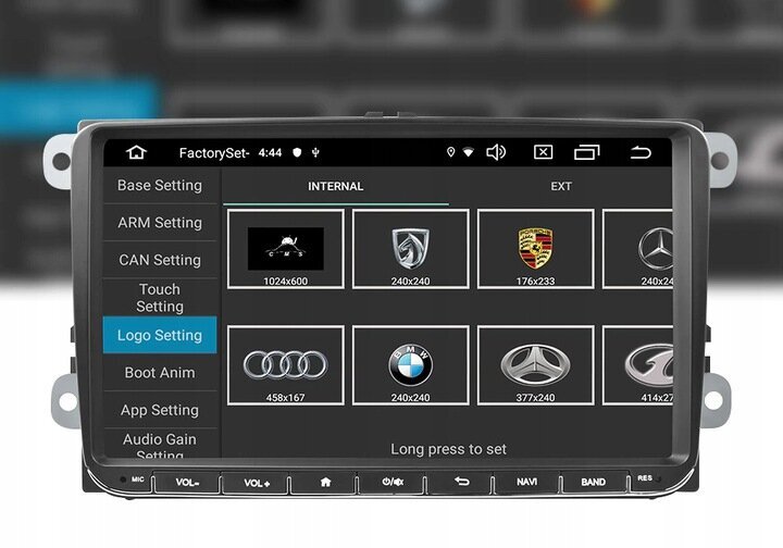 GPS-moodul – Navigatsioon + antenn, autostereo, Android 10 ekraan 8 tolli, käed vabad süsteem Volkswagenile, Seat, Skoda hind ja info | Autoraadiod, multimeedia | kaup24.ee