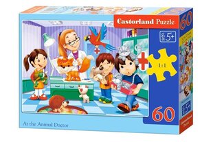 Castorland At the Animal Doctor Puzzle, 60 tükki цена и информация | Пазлы | kaup24.ee