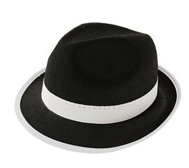 Шляпа "Гангстер", цвет: чёрный (Н-12278) 1007 цена и информация | Карнавальные костюмы | kaup24.ee