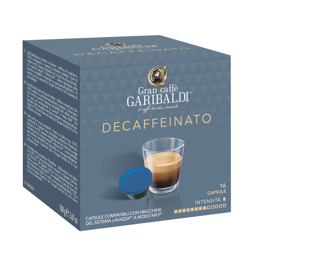 64 tk. Kohvikapslid LAVAZZA A MODO MIO kohvimasinate, Gran Caffe Garibaldi komplekt hind ja info | Kohv, kakao | kaup24.ee