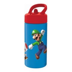 Бутылка для воды Super Mario, красная, синяя, 410 мл цена и информация | Бутылки для воды | kaup24.ee