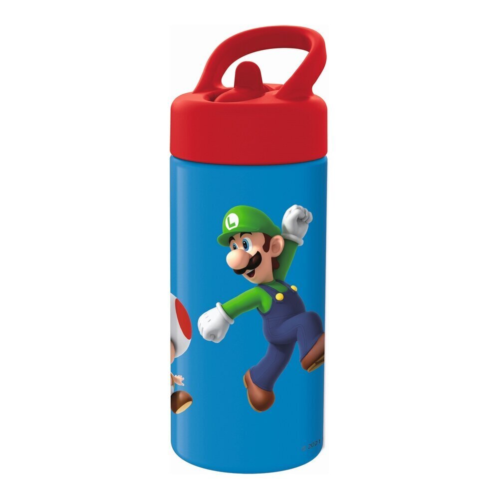 Veepudel Super Mario Punane Sinine (410 ml) цена и информация | Joogipudelid | kaup24.ee