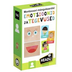 Kaardid "Emotsioonid ja teod" Headu "Montessori", EE hind ja info | Lauamängud ja mõistatused | kaup24.ee