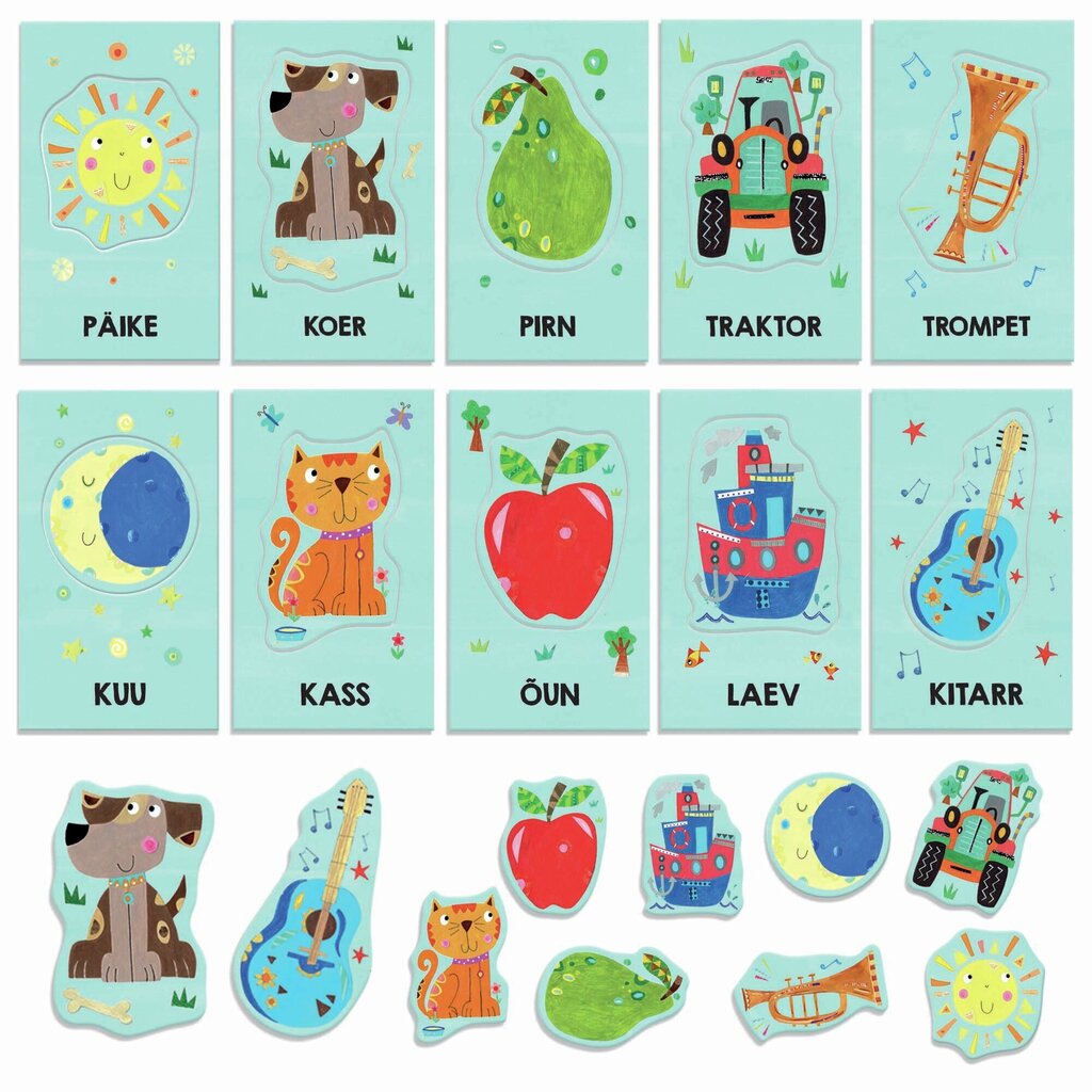 Õppekaardid Headu Montessori, EE hind ja info | Arendavad mänguasjad | kaup24.ee
