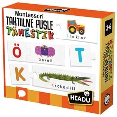 Игра «Прикоснись к алфавиту» Headu Montessori, эстонский язык цена и информация | Развивающие игрушки и игры | kaup24.ee