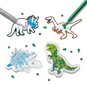 SES komplekt Kleebiste valmistamine, Dinosaurused цена и информация | Arendavad mänguasjad | kaup24.ee