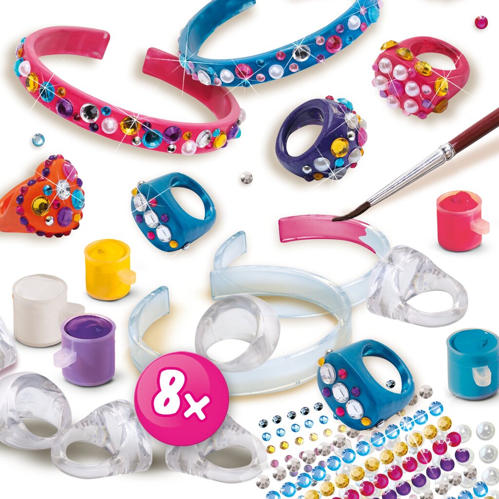 SES Diamanzo komplekt sõrmused ja kaevõrud hind ja info | Tüdrukute mänguasjad | kaup24.ee