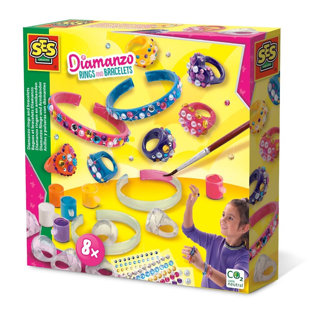 SES Diamanzo komplekt sõrmused ja kaevõrud цена и информация | Tüdrukute mänguasjad | kaup24.ee