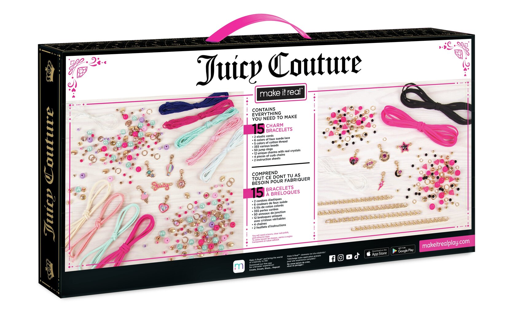 MAKE IT REAL Juicy Couture Mega käsitöö komplekt 2 ühes hind ja info | Tüdrukute mänguasjad | kaup24.ee