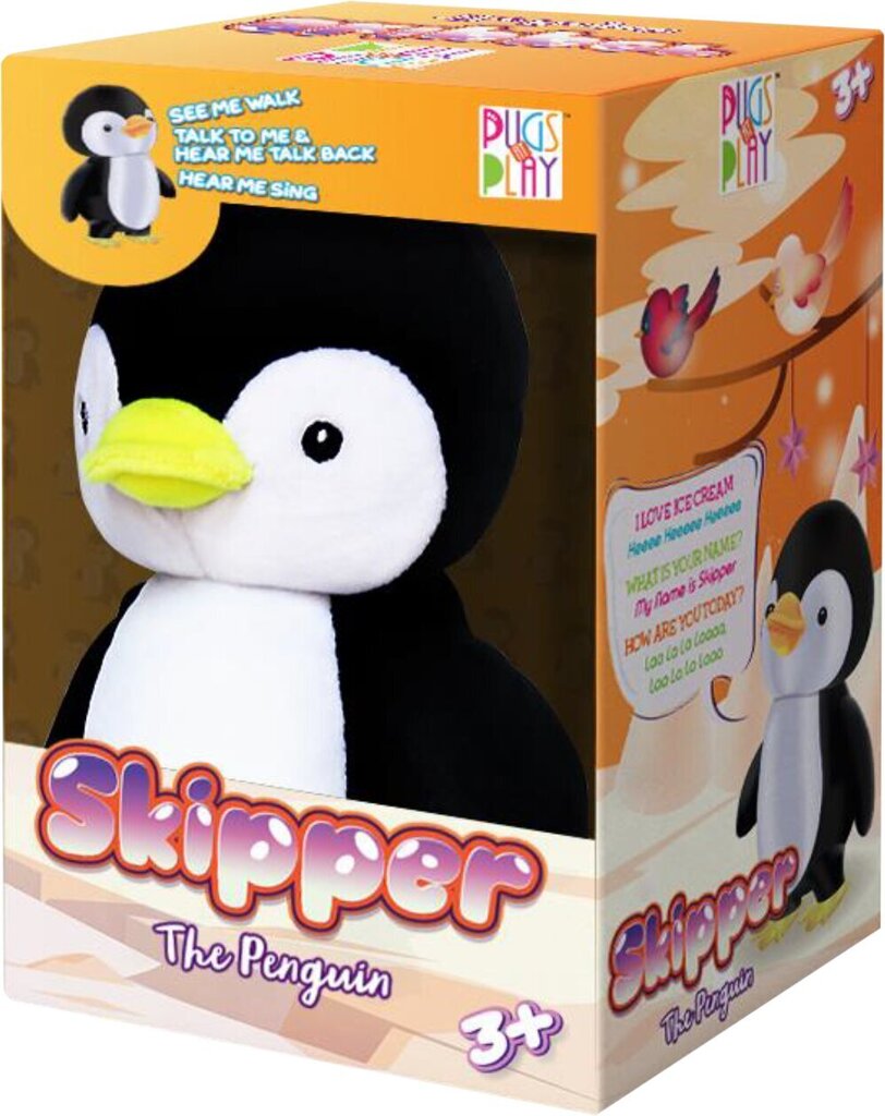 PUGS AT PLAY Kõndiv ja rääkiv pingviin Skipper цена и информация | Arendavad mänguasjad | kaup24.ee
