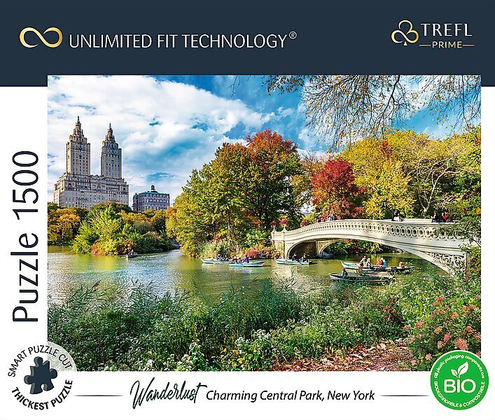 Pusle Trefl Prime Central Park, 1500-osaline цена и информация | Pusled | kaup24.ee