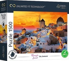 TREFL Prime pusle päikeseloojang Santorini, 1500 osa цена и информация | Пазлы | kaup24.ee